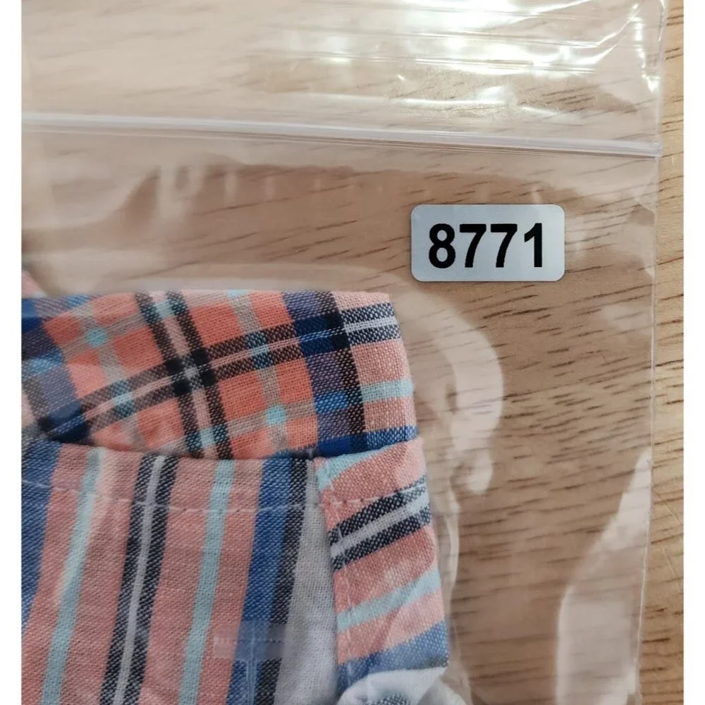 NEW Wrangler Plaid Pearl Snap Western One‎ Piece Baby Toddler Size 6 Months